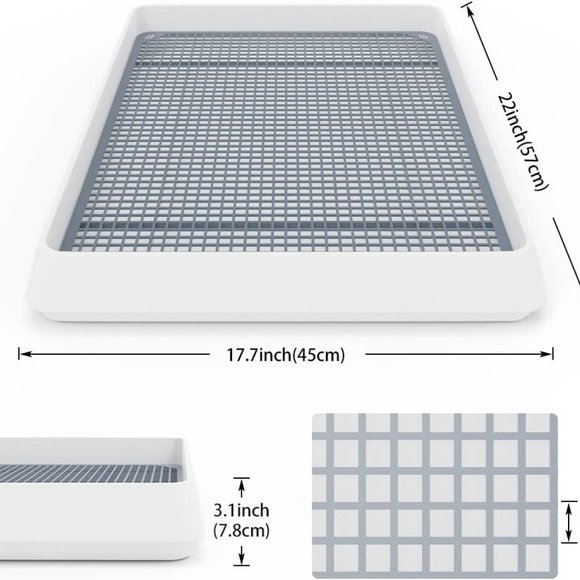 Guinea Pig Rabbit Litter Pan for Cage Bed Large Pet Toilet Pee Trainer New - Picture 8 of 11